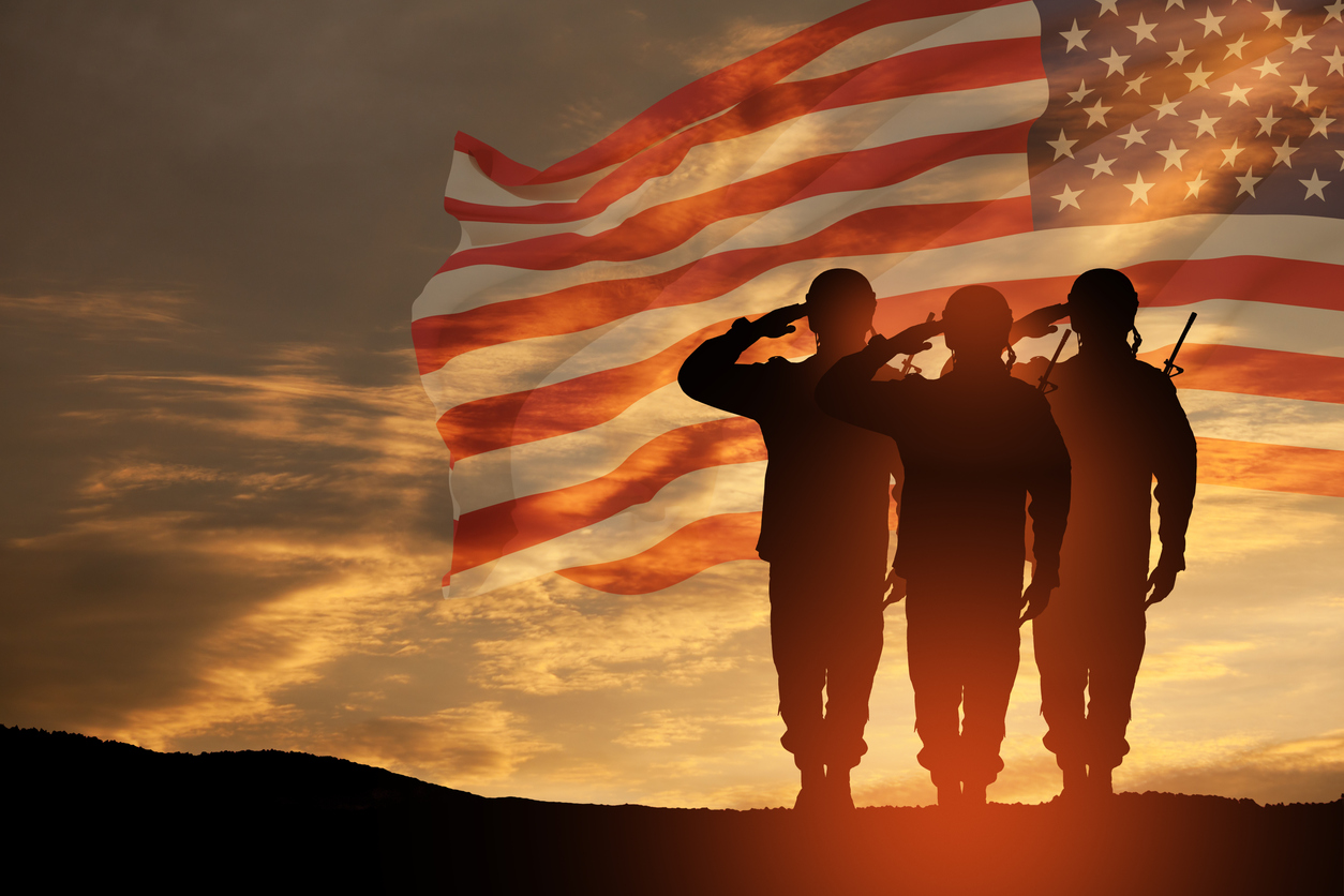 Volunteers and veterans in a mission-driven community support moment
